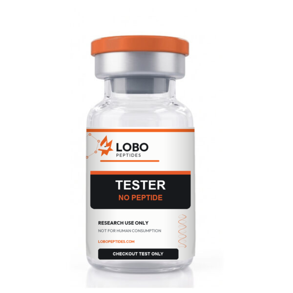 TESTER no peptide checkout test vial
